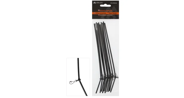 MIKADO - Prejazd Hadička S Obratlíkom 20 cm 10 ks