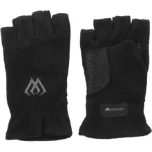 MIKADO - Rukavice Fleece Half Finger Black veľ. L
