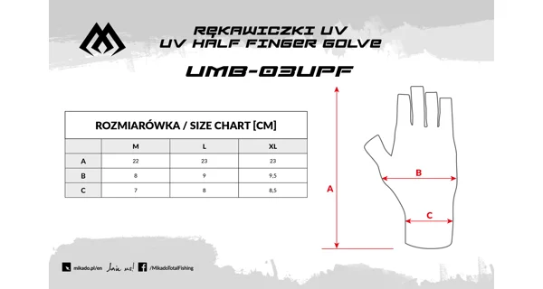 MIKADO - Rukavice Letné s UPF Filtrom veľ. XL