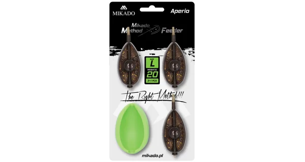 MIKADO - Sada Kŕmidiel Method Feeder Aperio L 20 g