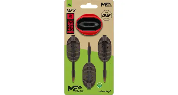 MIKADO - Sada kŕmidiel Method Feeder MFX QMF 20+30+40 g veľ. S