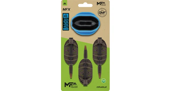 MIKADO - Sada kŕmidiel Method Feeder MFX QMF 20+30+40 g veľ. XL