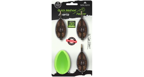 MIKADO - Sada Krmítok Quick Method Feeder Aperio veľ. L 30+40+50 g 3 ks