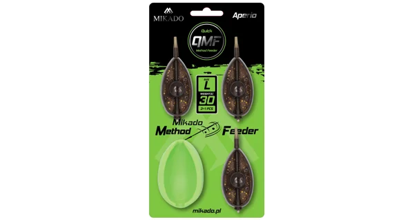 MIKADO - Sada Krmítok Quick Method Feeder Aperio veľ. L 30 g 3 ks