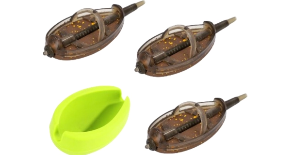 MIKADO - Set kŕmidiel s formičkou Method Feeder Douglas QMF veľ. L 40 g 3 ks