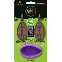 MIKADO - Set kŕmidiel s formičkou Method Feeder Douglas QMF veľ. XL 40 g 2 ks