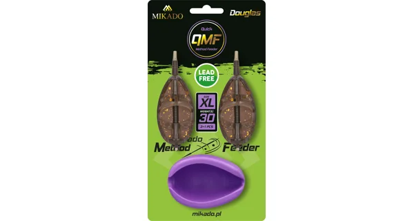 MIKADO - Set kŕmidiel s formičkou Method Feeder Douglas QMF veľ. XL 60 g 2 ks
