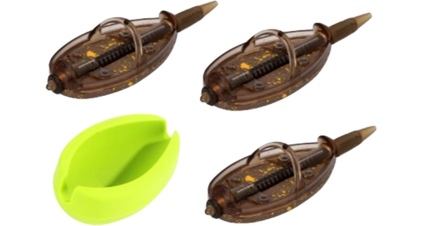 MIKADO - Set kŕmidiel s formičkou Method Feeder Douglas veľ. L 30 g 3 ks