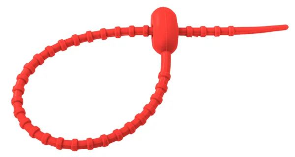 MIKADO - Silikónový klipový pásik 21,5 cm 50 ks Červená