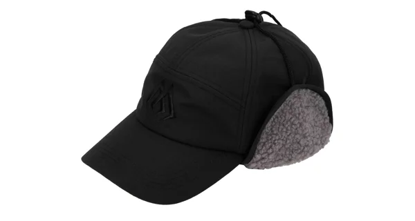 MIKADO - Šiltovka Zimná So Šiltkom A Fleecom Čierna