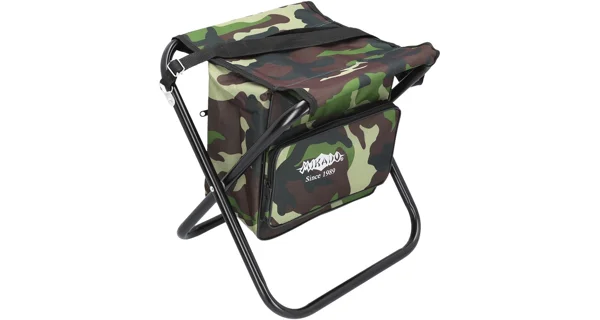 MIKADO - Skladacia stolička s batohom Kamufláž 100 kg