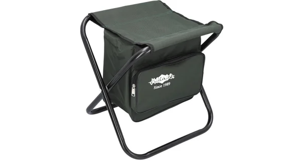 MIKADO - Skladacia stolička s batohom Zelená 100 kg