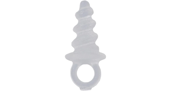 MIKADO - Skrutka na boillies plastová 11 mm Biela 10 ks