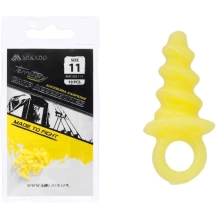 MIKADO - Skrutka na boillies plastová 11 mm Žltá 10 ks