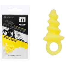 MIKADO - Skrutka na boillies plastová 11 mm Žltá 10 ks