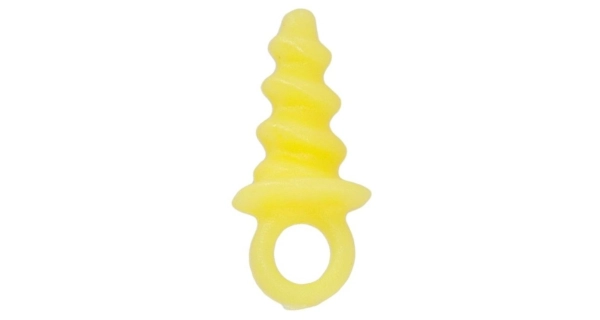 MIKADO - Skrutka na boillies plastová 11 mm Žltá 10 ks