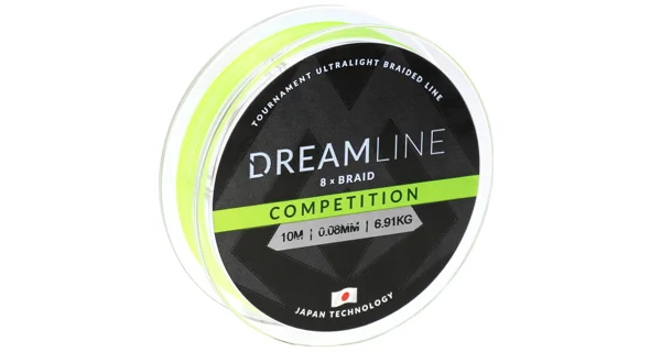 MIKADO - Šnúra Dreamline Fluo Green PE8 10 m 0,12 mm/10,21 kg