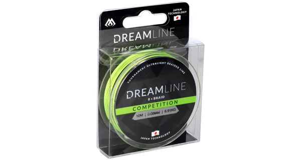 MIKADO - Šnúra Dreamline Fluo Green PE8 10 m 0,12 mm/10,21 kg