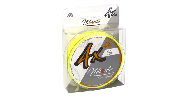MIKADO - Šnúra Nihonto Fine Braid Fluo 300 m 0,08 mm/4,59 kg