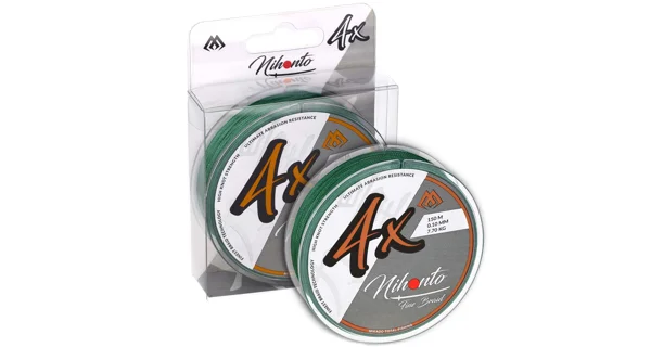 MIKADO - Šnúra Nihonto Fine Braid Green 0,08 mm 4,95 kg 15 m