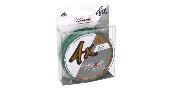 MIKADO - Šnúra Nihonto Fine Braid Green 0,16 mm 12,5 kg 15 m