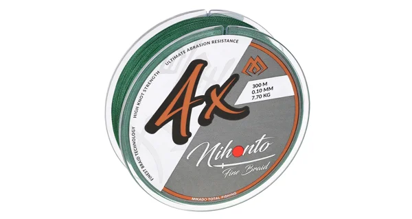MIKADO - Šnúra Nihonto Fine Braid Green 300 m 0,20 mm 16,6 kg
