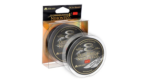 MIKADO - Šnúra Nihonto Octa Braid Black 150 m 0,12 mm/8,9 kg