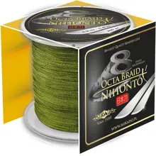 MIKADO - Šnúra Nihonto Octa Braid Green 300 m 0,23 mm 20,8 kg