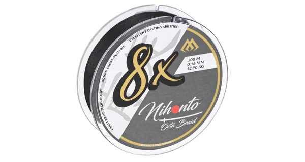 MIKADO - Šnúra Nihonto Octa Braid Green 300 m 0,26 mm 22,6 kg