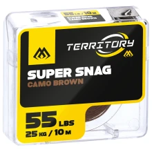 MIKADO - Šnúrka Super Snag 55 lb 10 m Camo Brown