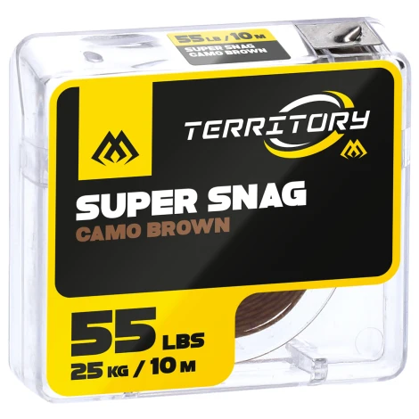 MIKADO - Šnúrka Super Snag 55 lb 10 m Camo Brown