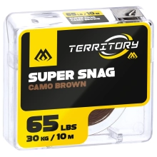 MIKADO - Šnúrka Super Snag 65 lb 10 m Camo Brown