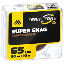 MIKADO - Šnúrka Super Snag 65 lb 10 m Camo Brown