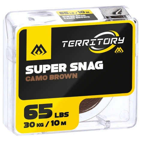 MIKADO - Šnúrka Super Snag 65 lb 10 m Camo Brown