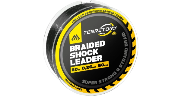 MIKADO - Šokový vlasec Braided Shock Leader 0,35 mm 70 lb 80 m