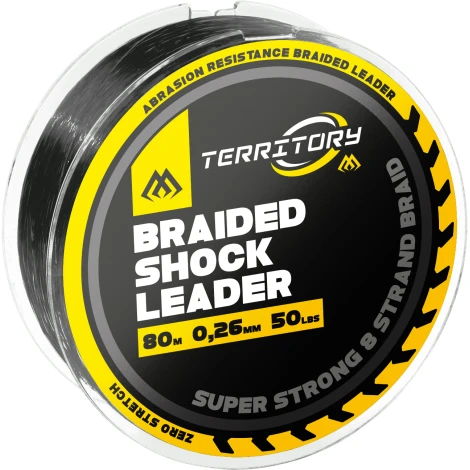 MIKADO - Šokový vlasec Braided Shock Leader 0,35 mm 70 lb 80 m