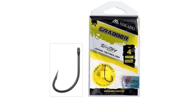 MIKADO - Teflónový háčik Territory Grabber veľ. 8 10 ks