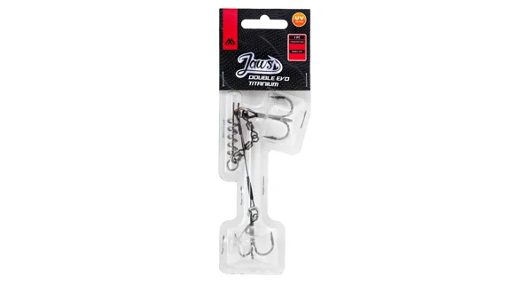 MIKADO - Trojháčik Jaws Double Evo Titanium XL 30 kg veľ. 2/0-1/0 1 ks