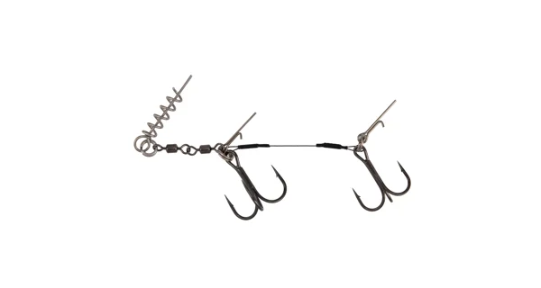 MIKADO - Trojháčik Jaws Double Evo Titanium XL 30 kg veľ. 2/0-1/0 1 ks