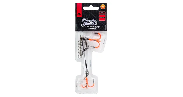MIKADO - Trojháčik Jaws Double Evo Titanium XL UV 30 kg veľ. 2/0-1/0 1 ks
