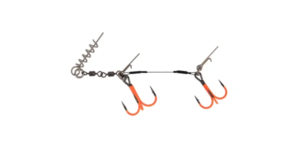MIKADO - Trojháčik Jaws Double Evo Titanium XL UV 30 kg veľ. 2/0-1/0 1 ks