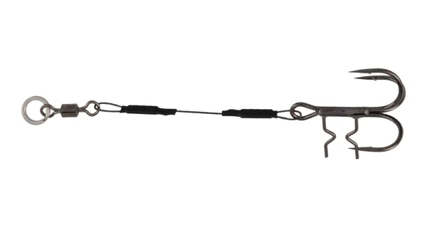 MIKADO - Trojháčik Jaws EVO Titanium 8 cm 13 kg veľ. 4 2 ks