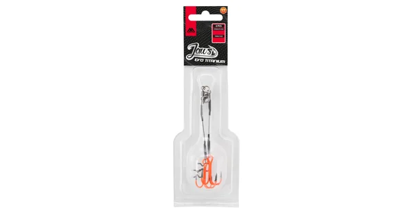 MIKADO - Trojháčik Jaws EVO Titanium UV 10 cm 15 kg veľ. 1 2 ks