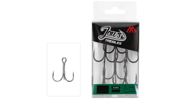 MIKADO - Trojháčiky Jaws veľ. 4 5 ks