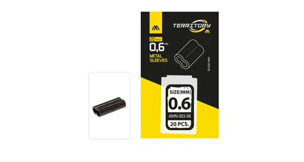 MIKADO - Trubičky krimpovacie dvojité Crimp Sleeve 0,6 mm 20 ks