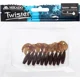 MIKADO - Twister 3,8 cm Brown Pumpkin 10 ks