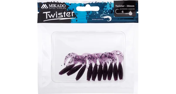 MIKADO - Twister 3,8 cm Grape 10 ks