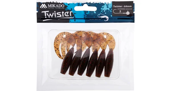 MIKADO - Twister 6,4 cm Brown Pumpkin 6 ks