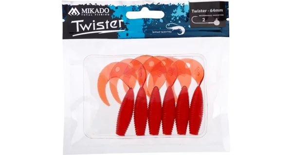 MIKADO - Twister 6,4 cm Red 6 ks