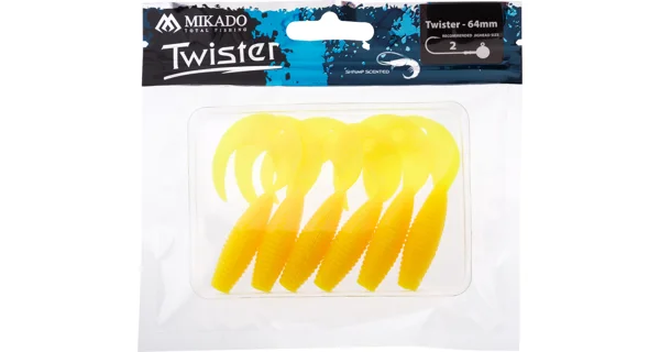 MIKADO - Twister 6,4 cm Yellow 6 ks